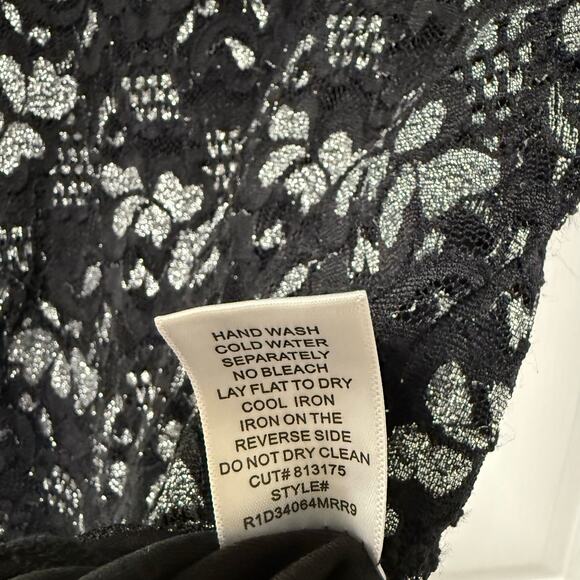 Rabbit Rabbit Rabbit Women's Floral Lace V-Neck Dress Size 6 - Picture 9 of 16